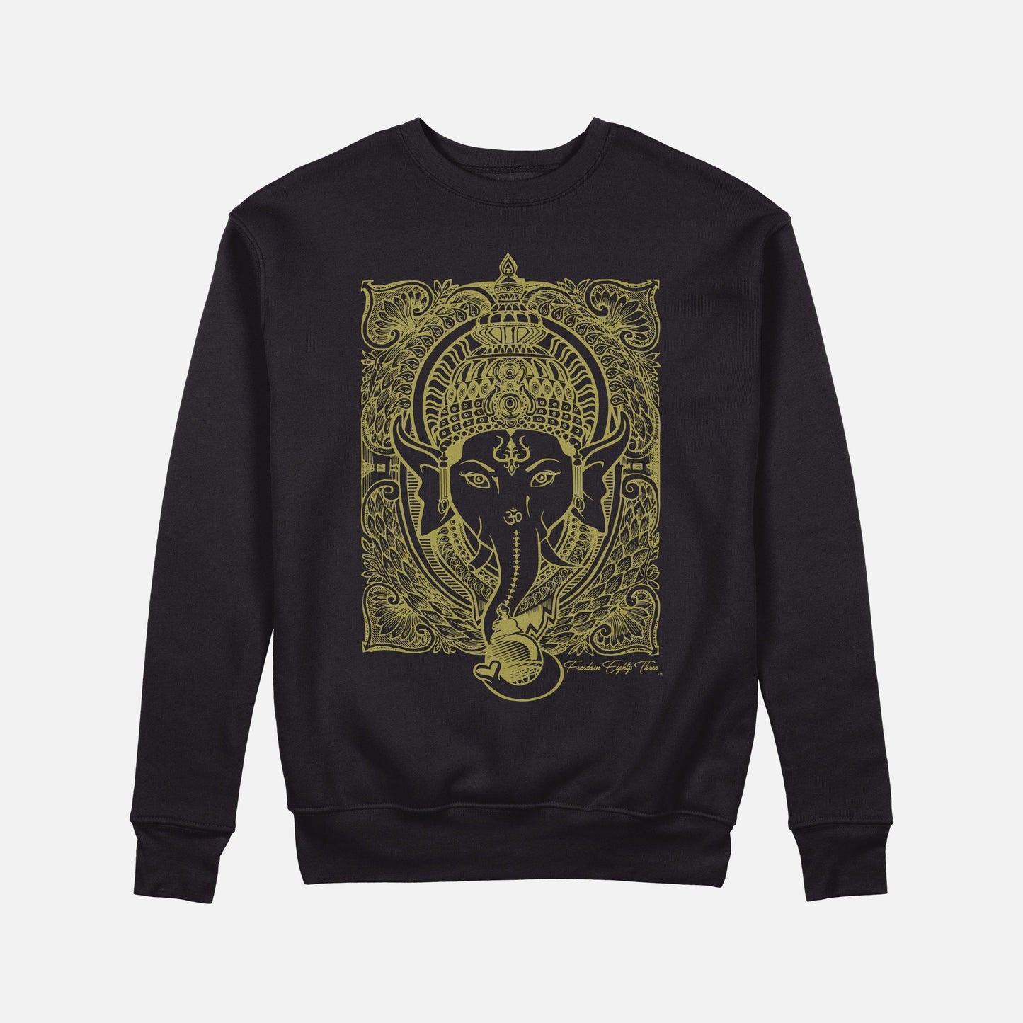 Lord Ganesh Crewneck Unisex / Metallic Gold - Freedom 83