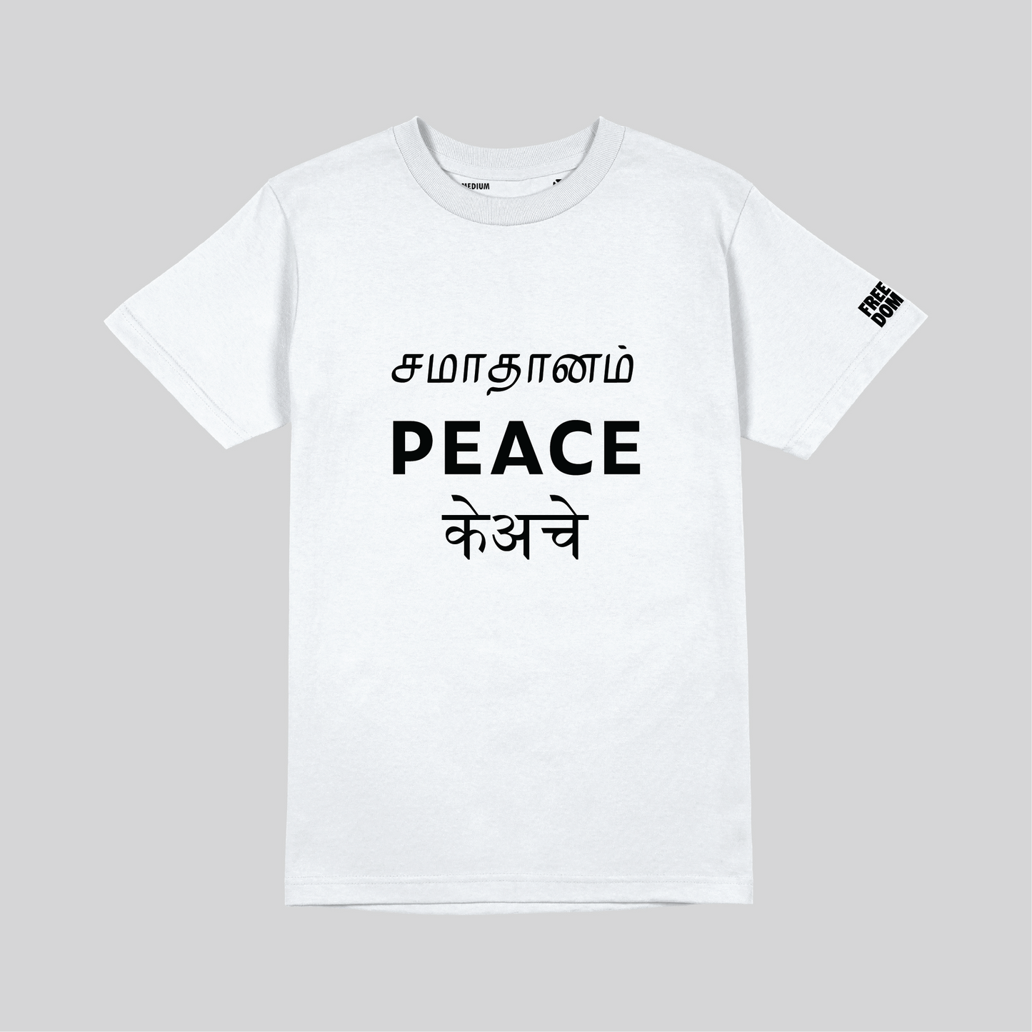 PEACE T-SHIRT - WHITE